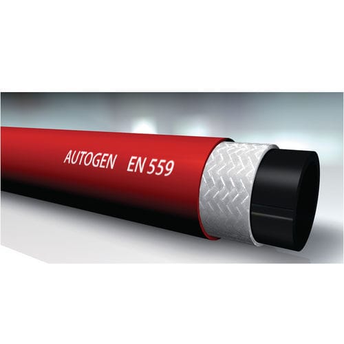 Acetylene hose - AUTOGEN ROT - HANSA FLEX AG - for gas / synthetic rubber / smooth