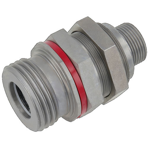 Pneumatic fitting - RKF HL - HANSA FLEX AG - screw-in / steel / male-male