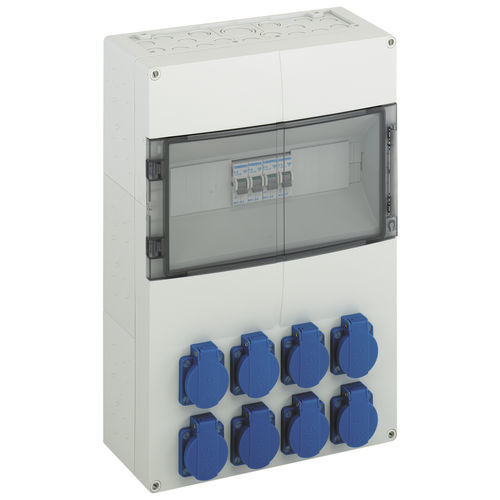 Equipped electrical enclosure AKi 141M Spelsberg wallmounted / plastic / power distribution