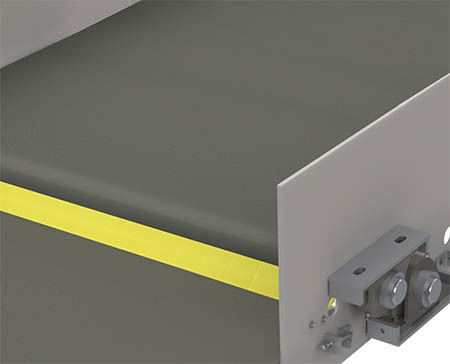 Machine safety protective cover - FLEXCO - custom-made / modular / abrasion-resistant