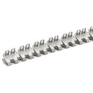 Staple conveyor belt fastener - ALLIGATOR® SR series - FLEXCO - light-duty / stainless steel / steel