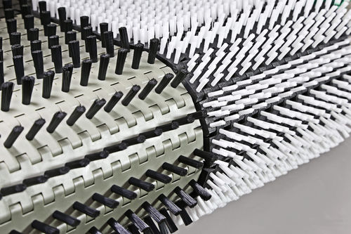 Brush conveyor belt - MBS - August Mink GmbH & Co. KG, Mink Bürsten - industrial / heat-resistant