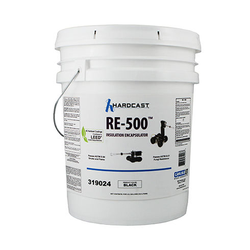 Insulation coating - RE-500 (Black) - Hardcast - fiberglass / HVAC