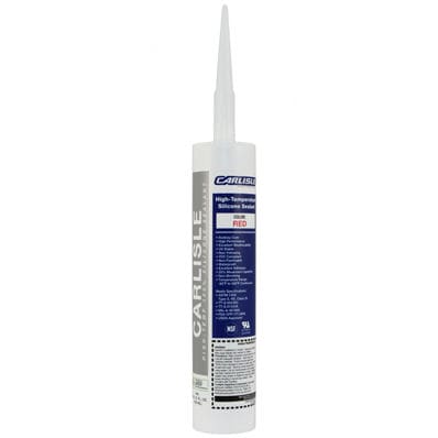 Silicone sealant - RED - Hardcast - single-component / for ceramics / for aluminum plate