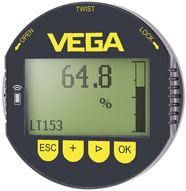 Graphic display - PLICSCOM - VEGA TECHNIQUE - 4-digit / integrated / wireless