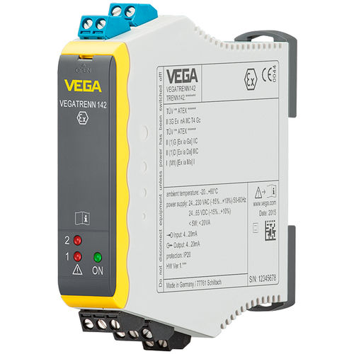 Galvanic isolator - VEGATRENN 142 - VEGA TECHNIQUE - signal / ATEX / 2-channel