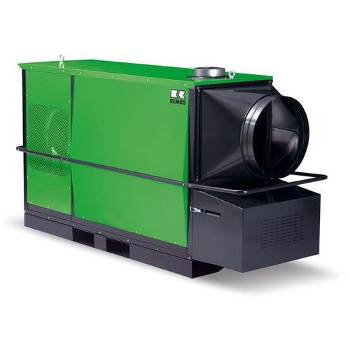 Mobile hot air generator - HTL series - REMKO - stationary / fuel oil