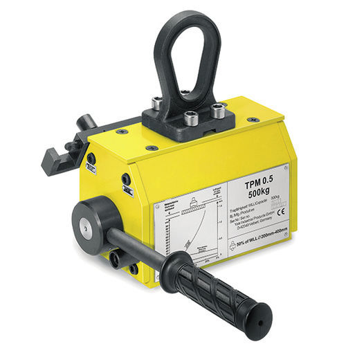 Manually switched permanent lifting magnet - TPM series - Columbus McKinnon Industrial Products - handling / for flat and cylindrical loads / compact