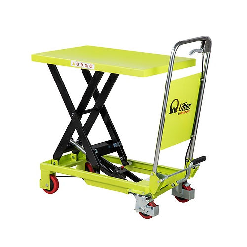Scissor lift table - LT series - PRAMAC-LIFTER - hydraulic / foot-operated / mobile
