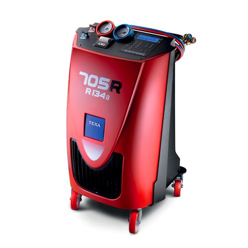 R407c / R134a Füllschlauch rot 3,0m [1/4 SAE 1/4] für Klimaanlagen
