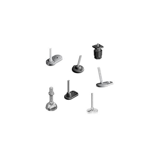 Machine foot - 098 - FATH GmbH - stainless steel / galvanised steel / leveling