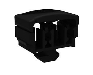 Snap-on cable tie mount - ø 5 - 7.6 mm - FATH GmbH - plastic