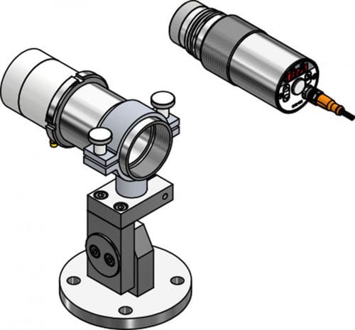Pyrometer with LED display - CellaTemp PX 29-K002 - Keller ITS (Infrared Temperature Solutions) - °C / °F / with laser pointer