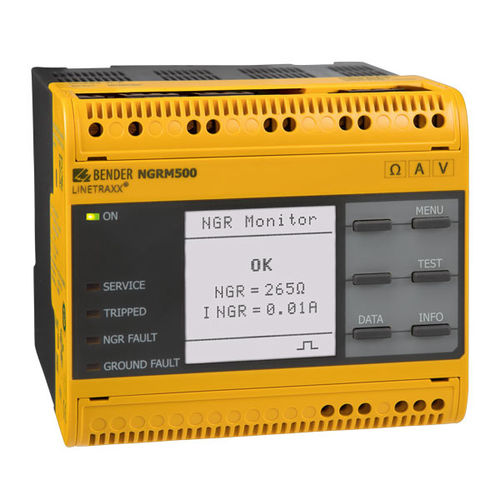Grounding resistor monitoring system - LINETRAXX® NGRM500 - BENDER - measurement / for power distribution networks / Ethernet