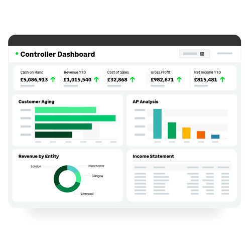Automation software - Sage Intacct - Sage bäurer GmbH - reporting / accounting / flow