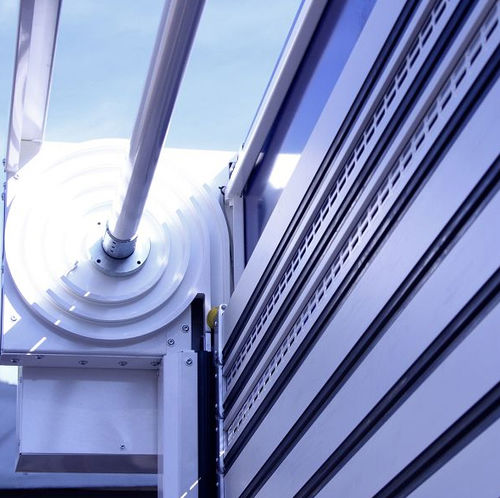 Roll up door - EFA-SST®-PS - EFAFLEX Tor- und Sicherheitssysteme GmbH & Co. KG - industrial / exterior / high-speed