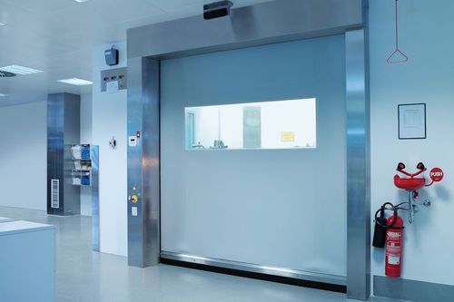 Roll up door - EFA-SRT®-CR - EFAFLEX Tor- und Sicherheitssysteme GmbH & Co. KG - industrial / for clean rooms / high-speed