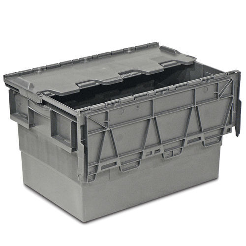 PP crate - 101-6437-1D-0.7710.1228 - Utz - with handle / interlocking / with solid sides