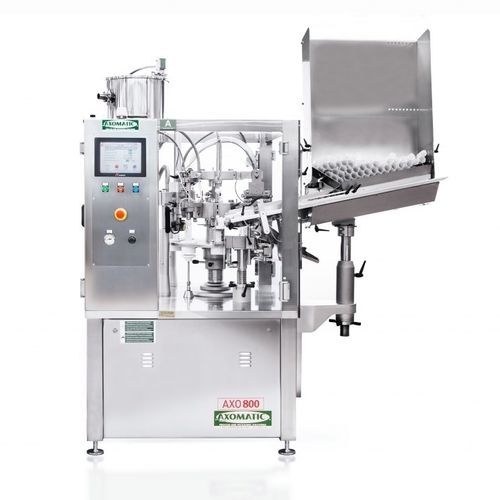 Tube filling and closing machine - AXO 800 - AXOMATIC - for pharmaceutical applications / for the cosmetics industry