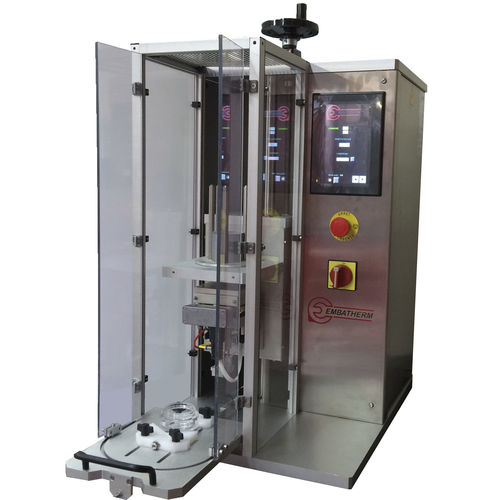 Semi-automatic heat sealer - TCE 260  - EMBATHERM OPERCULES - for pre-cut seals / for the food industry / medical