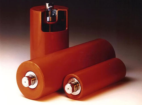 Slip-on conveyor roller - MPS series - Rulli Rulmeca - steel