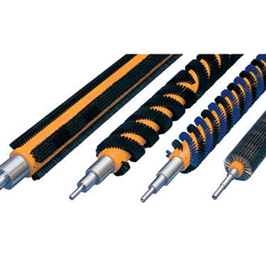 Spiral roller brush - ST 2032 6 - KULLEN - finishing / cleaning / polishing