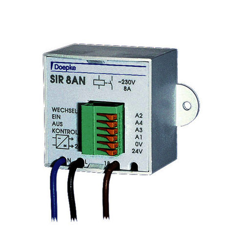 Pulse control relay - 8 A | SIR 8 AN - Doepke Schaltgeräte GmbH - panel-mount