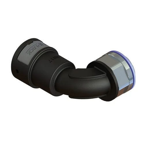 Pneumatic fitting - AWPA-MMK-S - FRÄNKISCHE Industrial Pipes GmbH & Co. KG - screw-in / 90° angle / PA6