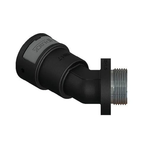 Pneumatic fitting - AAPA-MML - FRÄNKISCHE Industrial Pipes GmbH & Co. KG - screw-in / 45° angle / PA6