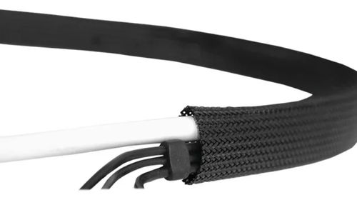 Protection sleeve - BPET-V0 series - FRÄNKISCHE Industrial Pipes GmbH & Co. KG - braided / for cables / textile