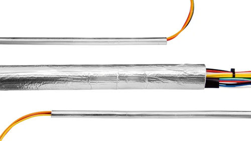Protection sleeve - WGF-LA series - FRÄNKISCHE Industrial Pipes GmbH & Co. KG - flat / for cables / textile