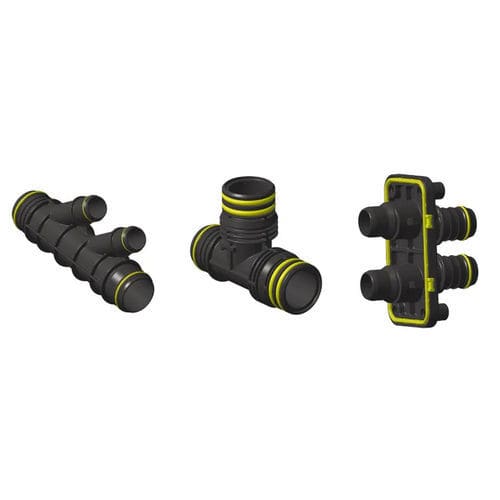 Hydraulic fitting - FIPCOOL CONNECT - FRÄNKISCHE Industrial Pipes GmbH & Co. KG - barbed / T-shaped / Y