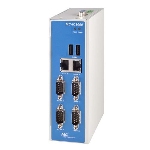 Box PC - 100724 - MC Technologies GmbH - DIN rail / Intel® Dual Core™ ATOM E3827 / USB 2.0