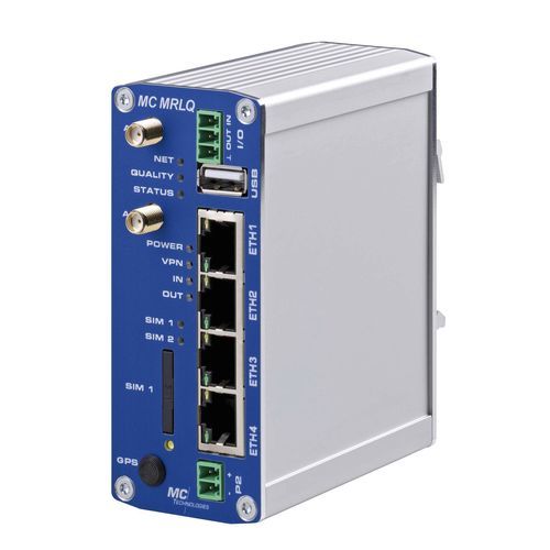 Ethernet communication router - MC MRLQ4 - MC Technologies GmbH 