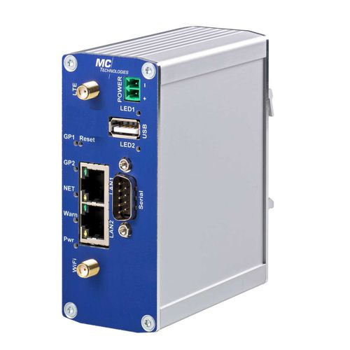 Ethernet communication router - MC-MR-L2 - MC Technologies GmbH - WiFi / LTE Cat.4 / USB