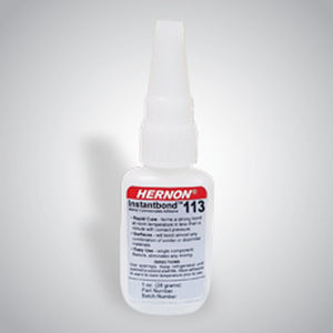 Cyanoacrylate adhesive - Instantbond® 113 - Hernon Manufacturing - for metal / for ceramics / for thermoplastics
