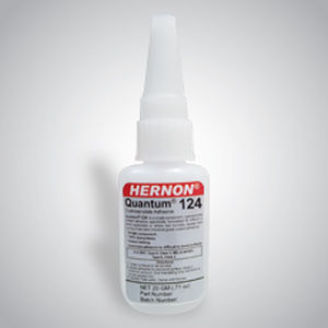 Cyanoacrylate adhesive - Quantum® 124 - Hernon Manufacturing - for metal / for ceramics / for thermoplastics