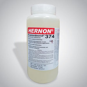 Methacrylate adhesive - Fusionbond® 374 - Hernon Manufacturing - two-component / industrial / chemical-resistant