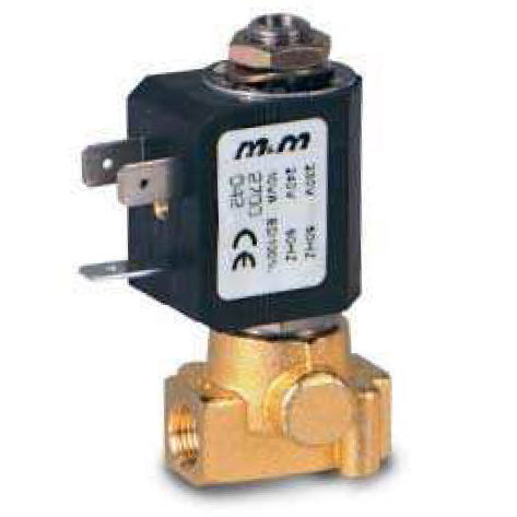 Direct-operated solenoid valve - B397 - M & M INTERNATIONAL - 3-way / NC / for water
