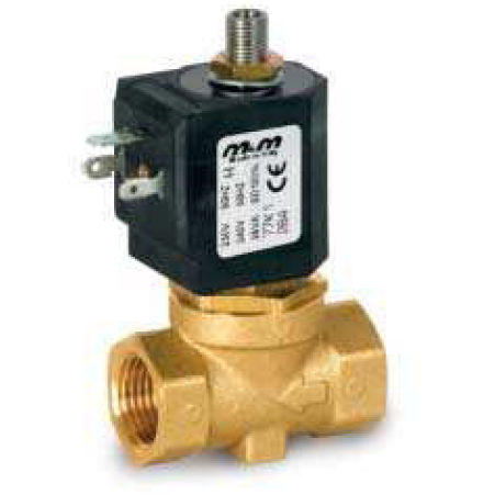Pilot-operated solenoid valve - D337, D339CVU1  - M & M INTERNATIONAL - 2-way / NC / IP65
