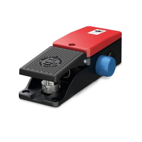 Control foot switch - DGUV series - BERNSTEIN AG - single pedal / with cover / rugged