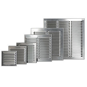Stainless steel ventilation grill - KB series - Rübsamen & Herr Elektrobau GmbH - outdoor