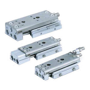 Air slide table - MXQ series - SMC Corporation of America - compact / precision / positioning