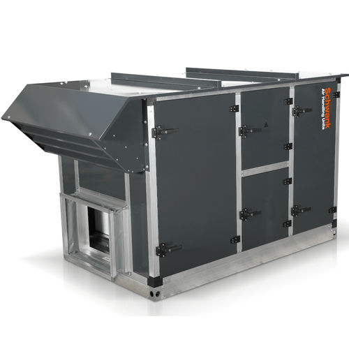 Rooftop air handling unit - aeroSchwank H-R - SCHWANK - for residential applications / outdoor / compact