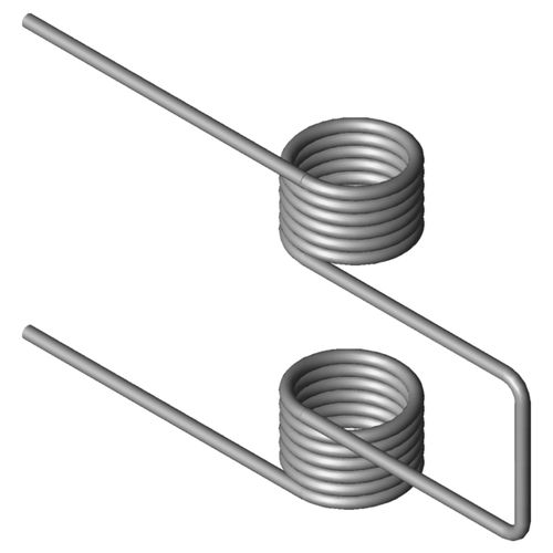 Double torsion spring - DSF-210 - GUTEKUNST FEDERN - wire / stainless steel