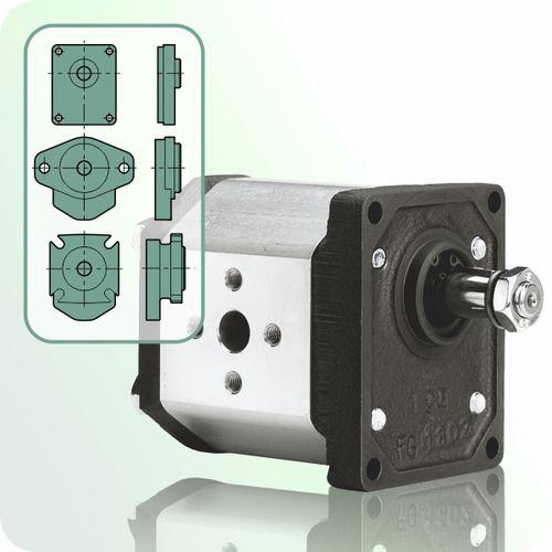 Gear hydraulic motor - GHM1 Series - jbj Techniques Limited