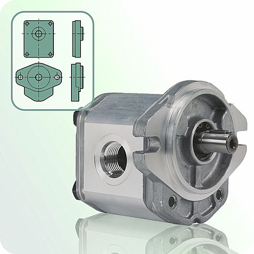 Gear hydraulic motor ALM1 Series jbj Techniques Limited