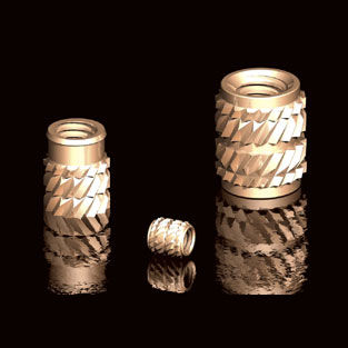 Threaded insert - Setsert® - TAPPEX - press-in / brass / plastic