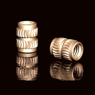 Threaded insert - Suresert® - TAPPEX - metal / round / for plastics