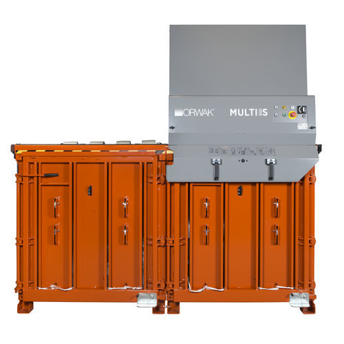Waste baling press - MULTI 9020S - Orwak AB - vertical / front-loading / compact